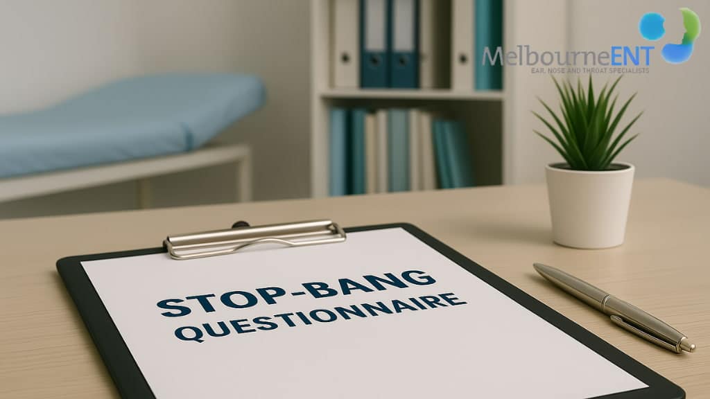 Stop Bang Questionnaire - Melbourne ENT image