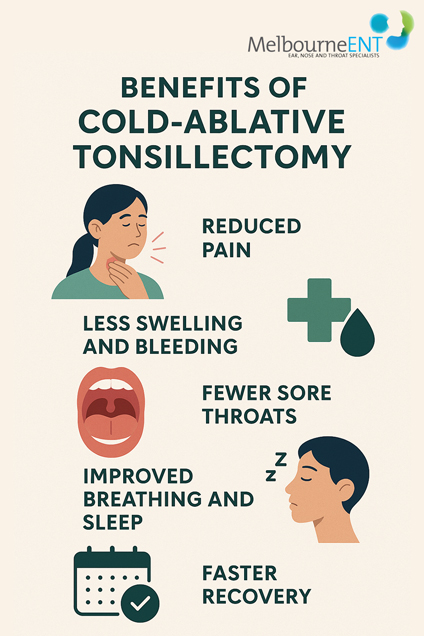 Benefits of Cold - Ablative Tonsillectomy at Melbourne ENT Clinic Benefits of Cold - Ablative Tonsillectomy at Melbourne ENT Clinic