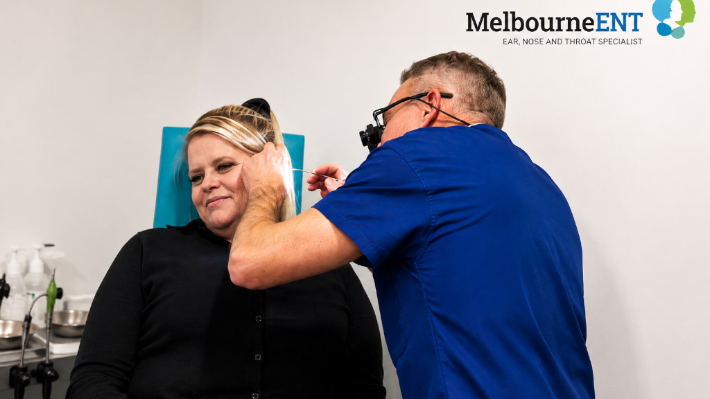Ear Toilet in an ENT Office with Dr Simon Braham Ear Procedure Image Cropped