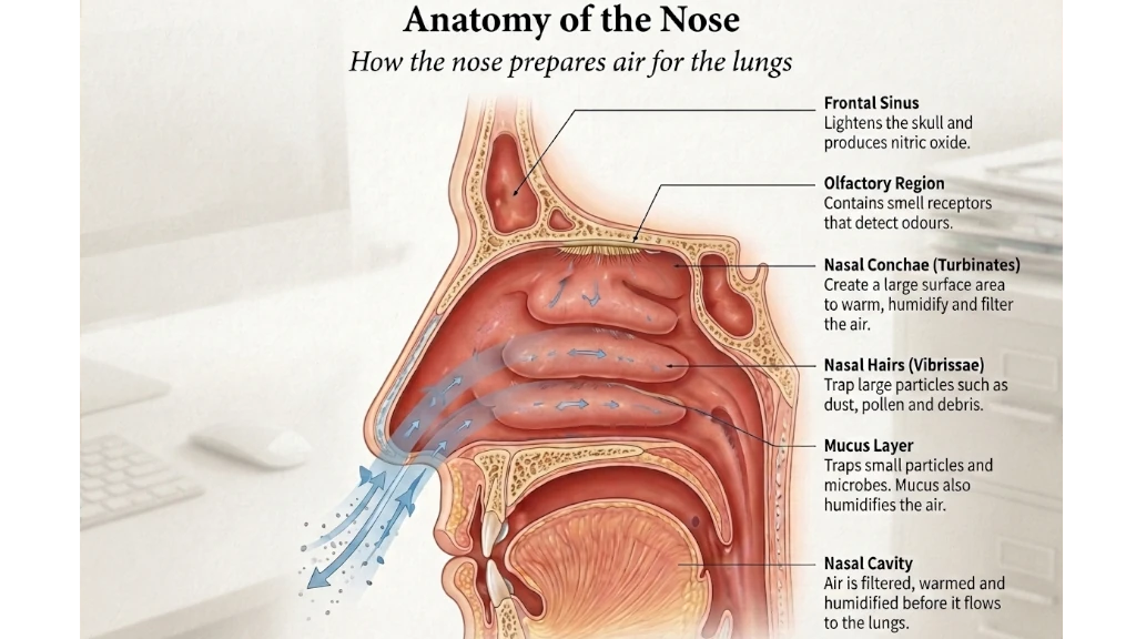 Nose Anatomy - Why Humans Breathe Through Their Nose Nose Anatomy - Why Humans Breathe Through Their Nose