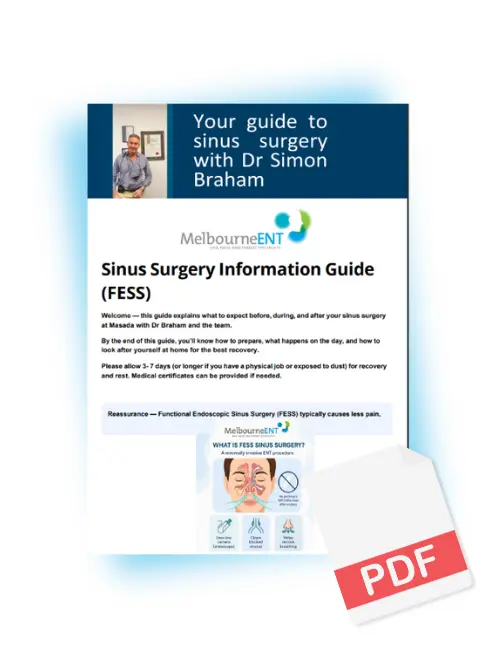 Sinus surgery journey cta