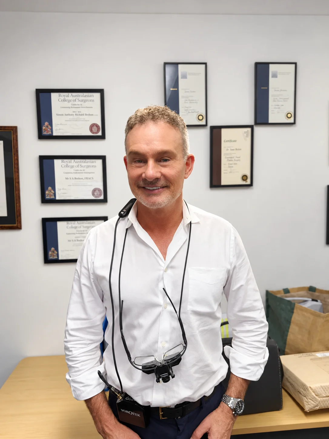 Dr Simon Braham at Melbourne ENT Front Half Body