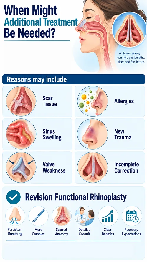 When Might Additional Treatment Be Needed in Functional Rhinoplasty by Melbourne ENT Clinic